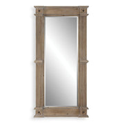 Uttermost McAllister Carved Fir Wood With Wood Grain Mirror
