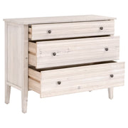 Essentials For Living Cammile White Wash Pine Entry Cabinet