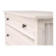 Essentials For Living Cammile White Wash Pine Entry Cabinet