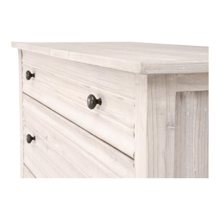 Essentials For Living Cammile White Wash Pine Entry Cabinet