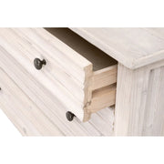 Essentials For Living Cammile White Wash Pine Entry Cabinet