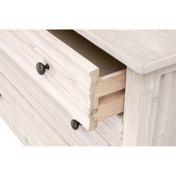 Essentials For Living Cammile White Wash Pine Entry Cabinet