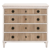 Essentials For Living Jefferson French White With Smoke Gray Pine Entry Cabinet