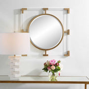 Uttermost Balkan Gold Leaf Small Mirror