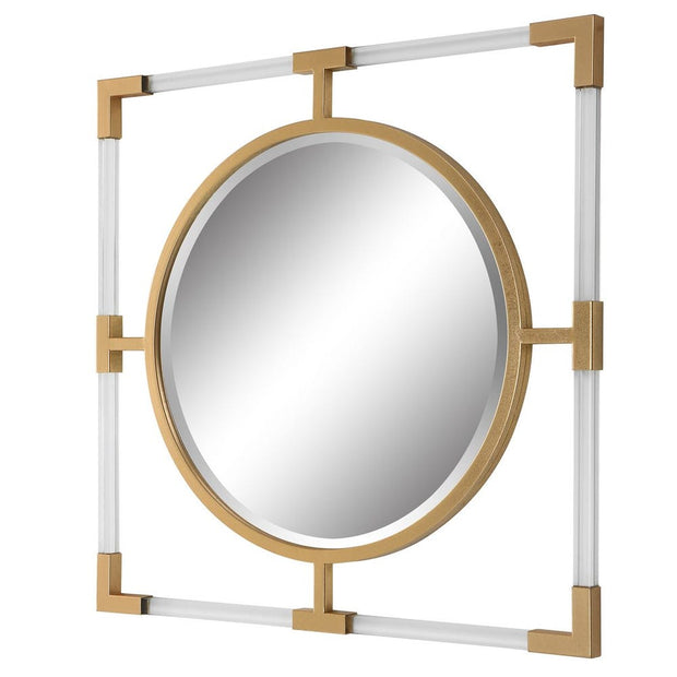 Uttermost Balkan Gold Leaf Small Mirror