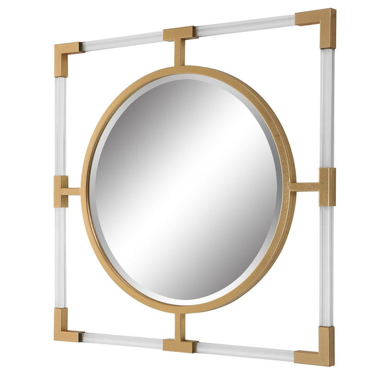 Uttermost Balkan Gold Leaf Small Mirror