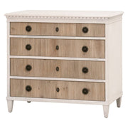 Essentials For Living Jefferson French White With Smoke Gray Pine Entry Cabinet