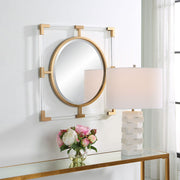 Uttermost Balkan Gold Leaf Small Mirror