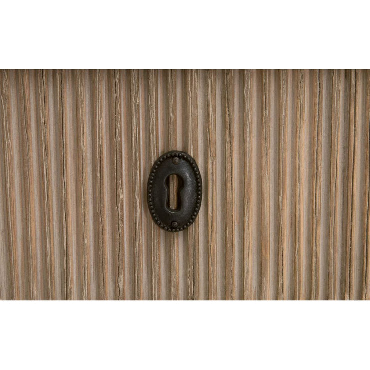 Essentials For Living Jefferson French White With Smoke Gray Pine Entry Cabinet