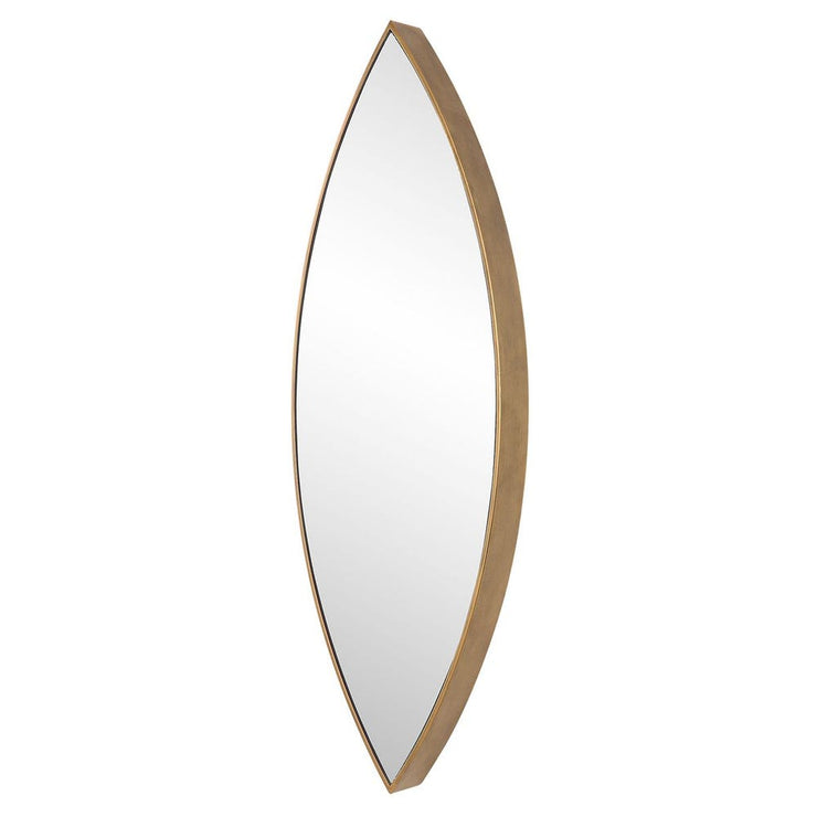 Uttermost Ellipse Antique Golden Bronze Mirror