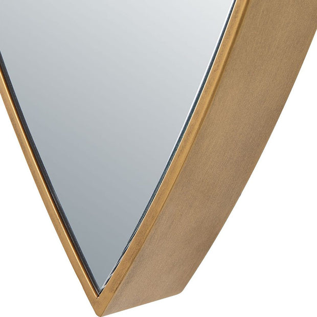 Uttermost Ellipse Antique Golden Bronze Mirror