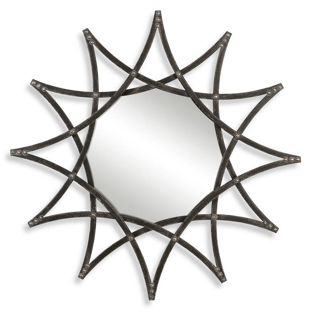 Uttermost Solaris Star Shape Framed Mirror