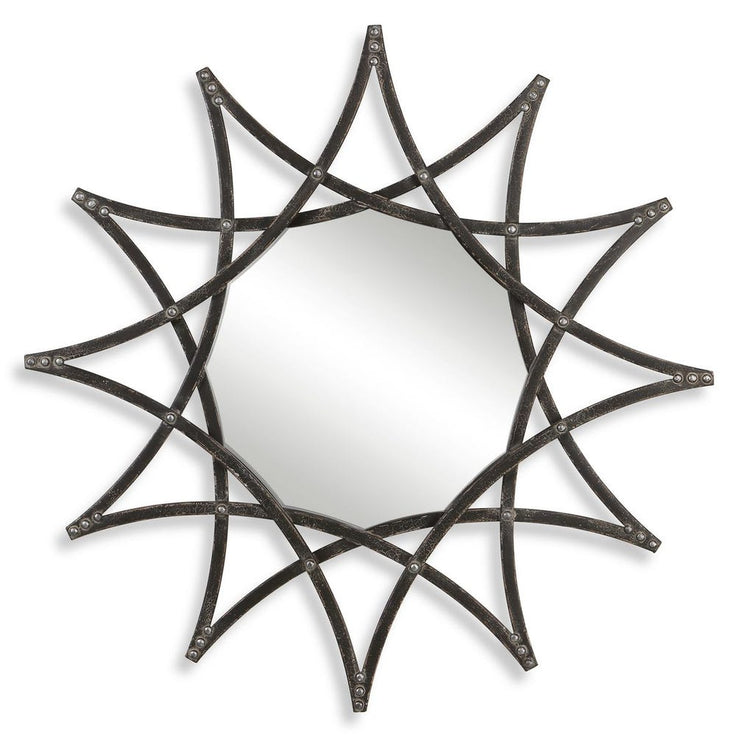 Uttermost Solaris Star Shape Framed Mirror