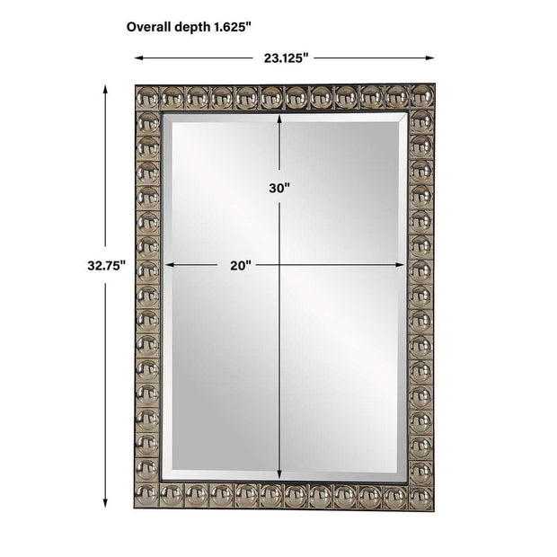Uttermost Silvio Ceramic Tile Vanity Mirror