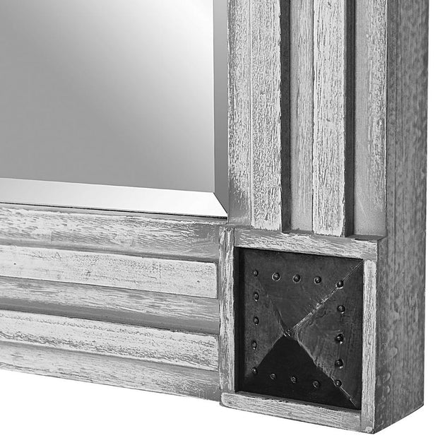 Uttermost Manor Aged Dark Bronze Mirror
