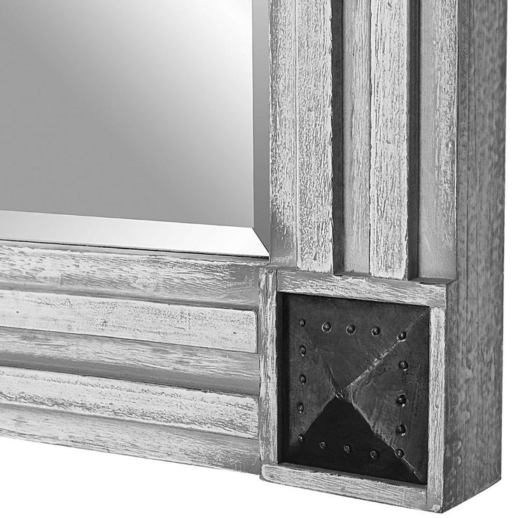 Uttermost Manor Aged Dark Bronze Mirror