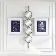 Uttermost Button Silver Leaf Mirror
