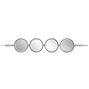 Uttermost Button Silver Leaf Mirror