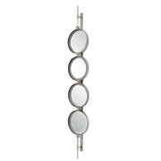 Uttermost Button Silver Leaf Mirror