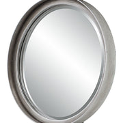 Uttermost Button Silver Leaf Mirror