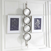 Uttermost Button Silver Leaf Mirror