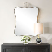 Uttermost Talia Antique Brass Vanity Mirror