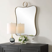 Uttermost Talia Antique Brass Vanity Mirror