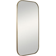Uttermost Taft Plated Antique Brass Mirror