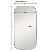 Uttermost Taft Polished Nickel Mirror