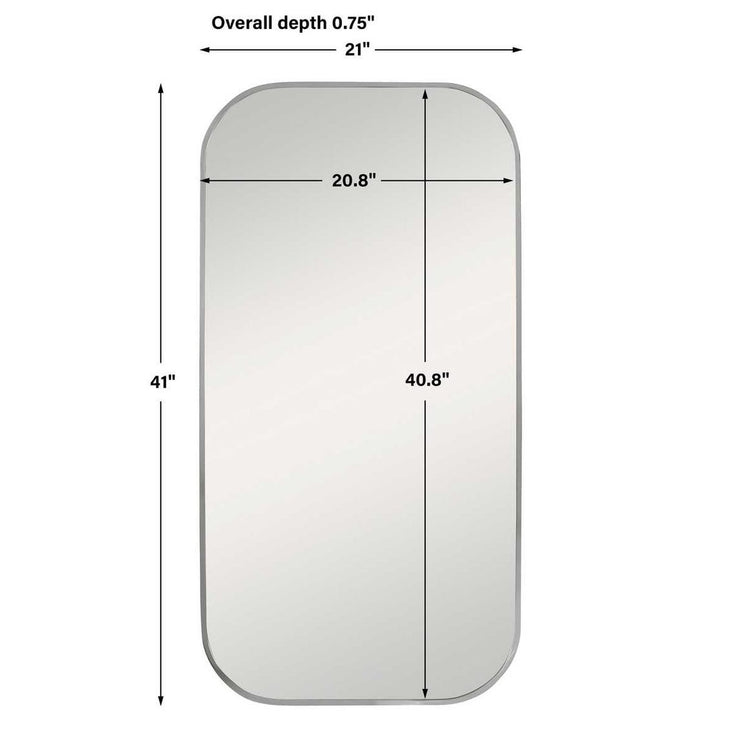Uttermost Taft Polished Nickel Mirror