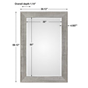 Uttermost Leiston Metallic Silver Mirror