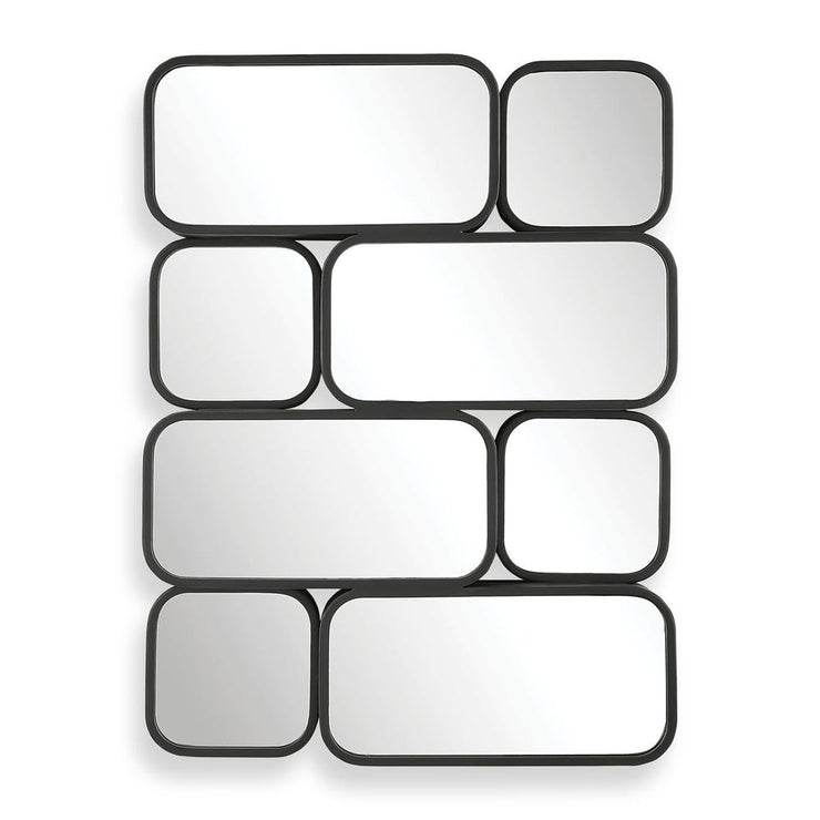 Uttermost Canute Satin Black Mirror