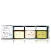 Farmhouse Fresh Sweeping Softness 3 Step Body Sampler Boxed Gift Set ~ Shea Butter Lotion, Agave Nector Oil and Sea Salt Scrub