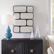 Uttermost Canute Satin Black Mirror