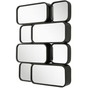 Uttermost Canute Satin Black Mirror