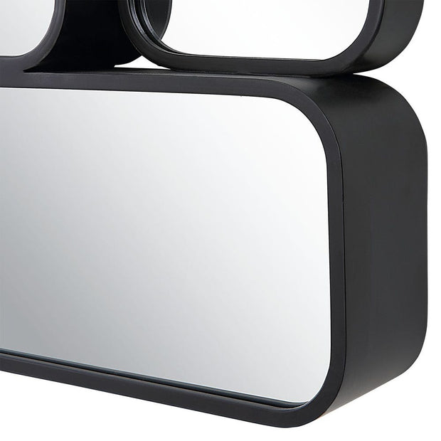 Uttermost Canute Satin Black Mirror