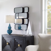 Uttermost Canute Satin Black Mirror