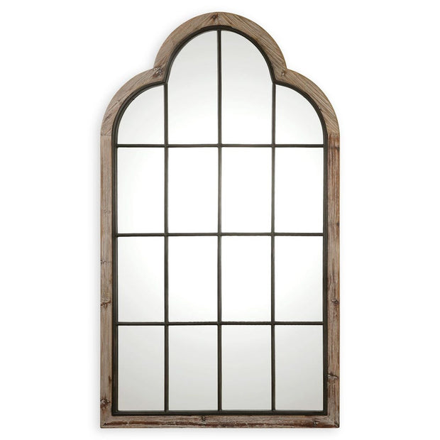 Uttermost Gavorrano Pine Gray Wash Arch Mirror