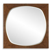 Uttermost Garonne Solid Pine Wood Square Mirror