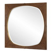 Uttermost Garonne Solid Pine Wood Square Mirror