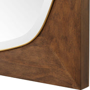 Uttermost Garonne Solid Pine Wood Square Mirror