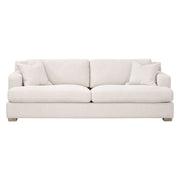 Essentials For Living Dean 92” California Casual Sofa ~ LiveSmart Gellar-Linen, Natural Gray Oak