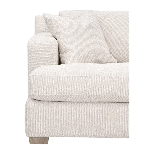 Essentials For Living Dean 92” California Casual Sofa ~ LiveSmart Gellar-Linen, Natural Gray Oak