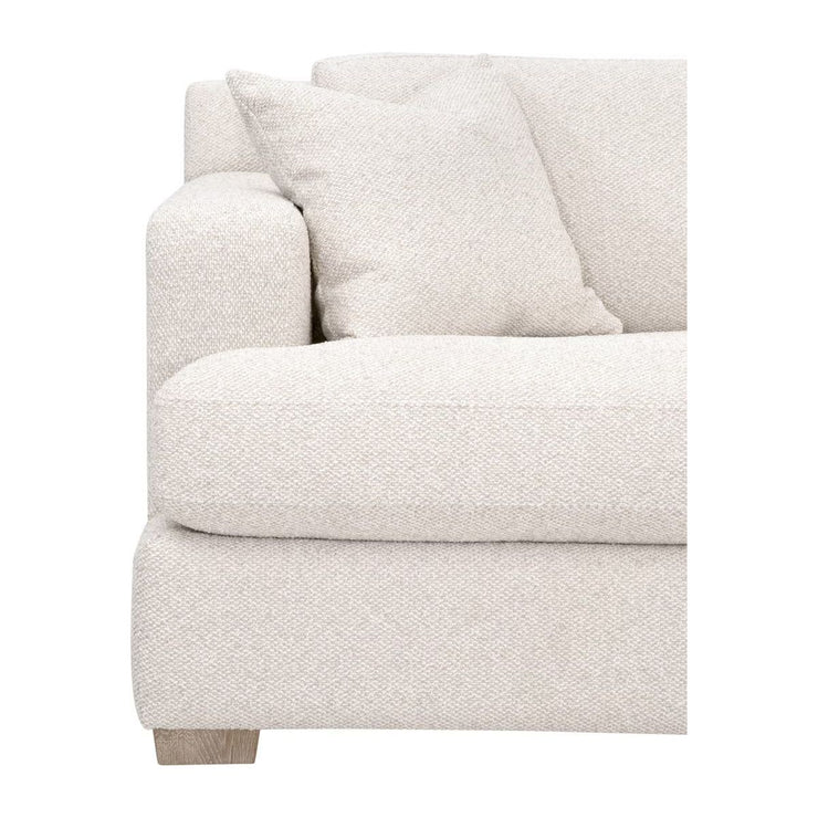 Essentials For Living Dean 92” California Casual Sofa ~ LiveSmart Gellar-Linen, Natural Gray Oak