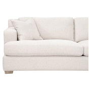 Essentials For Living Dean 92” California Casual Sofa ~ LiveSmart Gellar-Linen, Natural Gray Oak