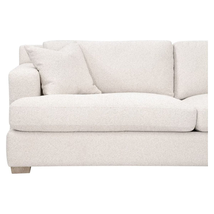 Essentials For Living Dean 92” California Casual Sofa ~ LiveSmart Gellar-Linen, Natural Gray Oak