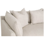 Essentials For Living Haven 110” Lounge Slipcovered RF Sectional ~ Bisque
