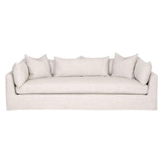 Essentials For Living Haven 96” Lounge Slipcovered Sofa ~ Bisque