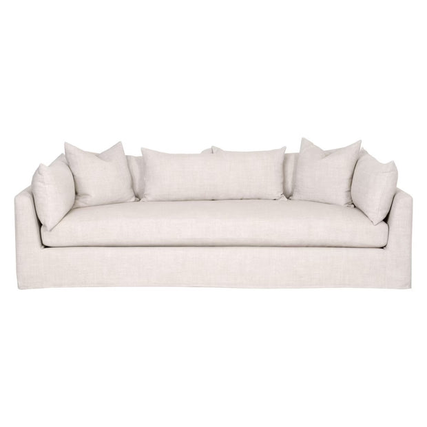 Essentials For Living Haven 96” Lounge Slipcovered Sofa ~ Bisque
