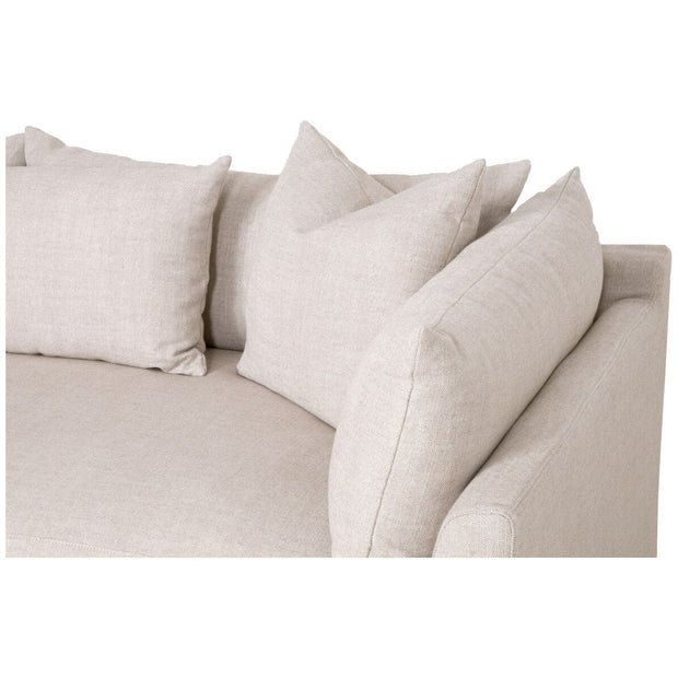 Essentials For Living Haven 96” Lounge Slipcovered Sofa ~ Bisque